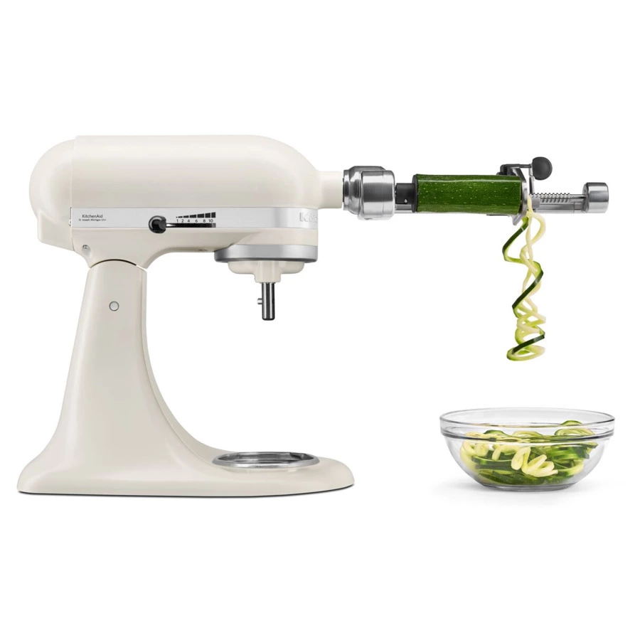 Миксер планетарный KitchenAid 4,3 л, 3 насадки, экран, 5KSM95PSEPL, фарфоровый белый