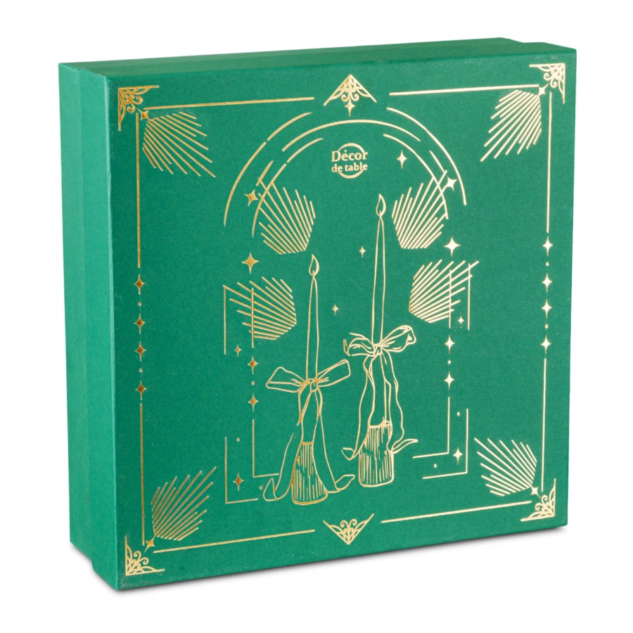 Набор подарочный Decor de table из двух подсвечников и свечей