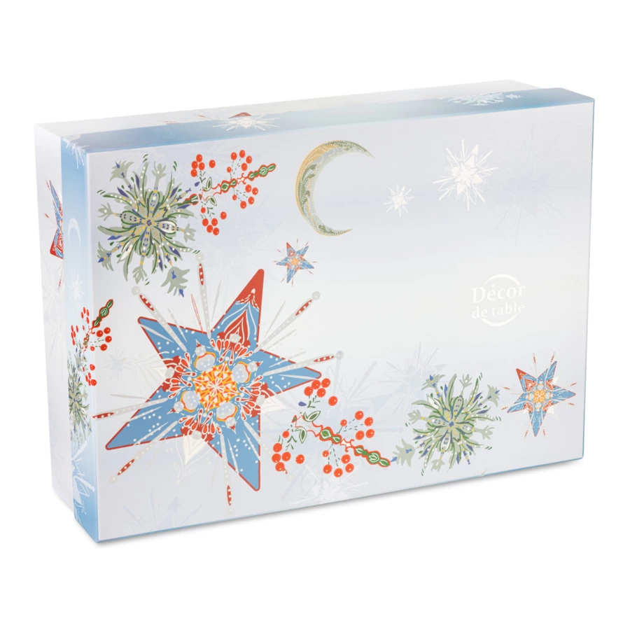 Набор подарочный Decor de table Счастливая Звезда на 1 персону 4 предмета, п/к