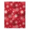 Набор салфеток однослойных Не в сервант Снежинки на красном 40х50 см, 2 шт, хлопок