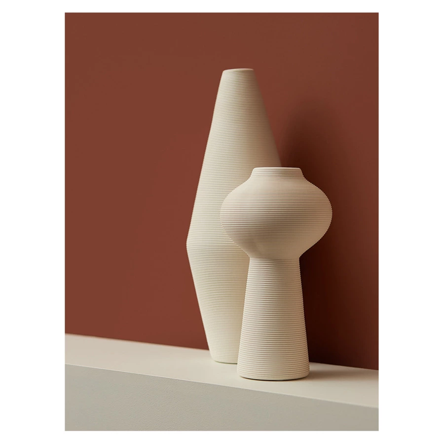 Ваза для цветов Bergenson Bjorn Artemida, 23 см, фарфор, белая