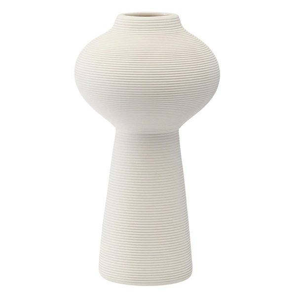 Ваза для цветов Bergenson Bjorn Artemida, 23 см, фарфор, белая