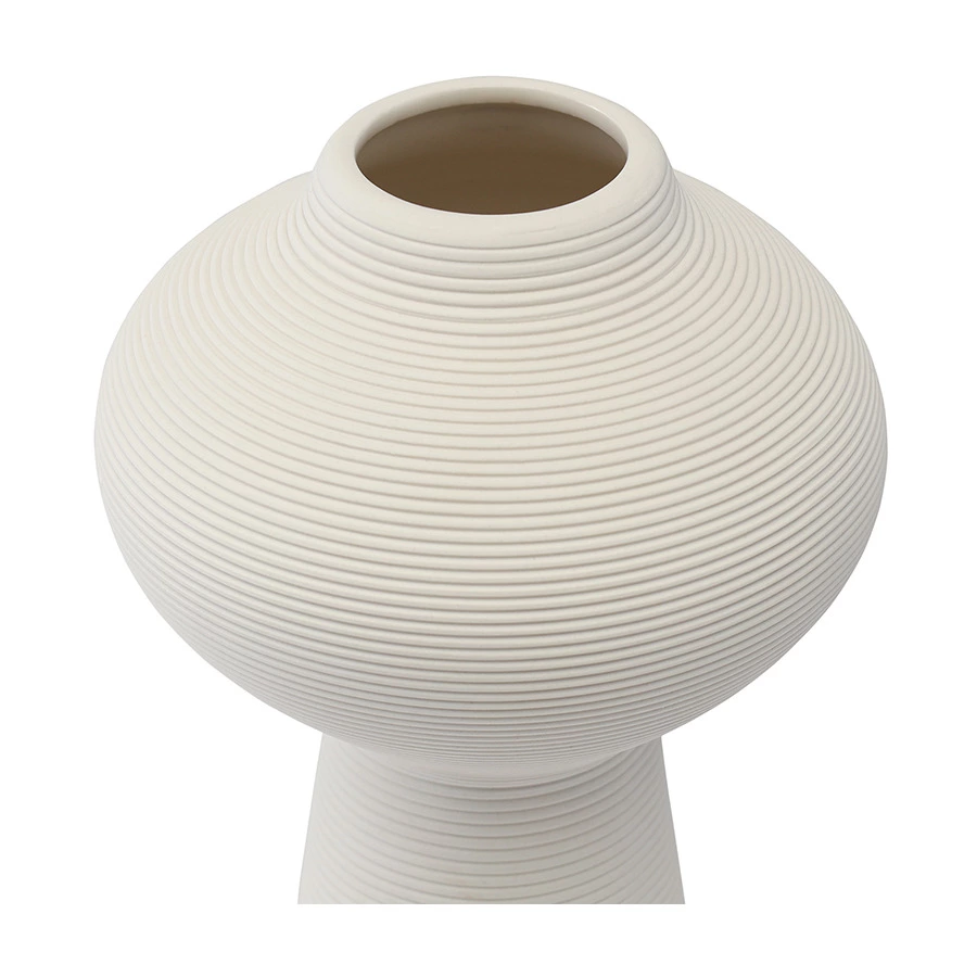 Ваза для цветов Bergenson Bjorn Artemida, 23 см, фарфор, белая