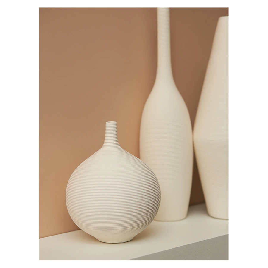 Ваза для цветов Bergenson Bjorn Isida, 19 см, фарфор, белая