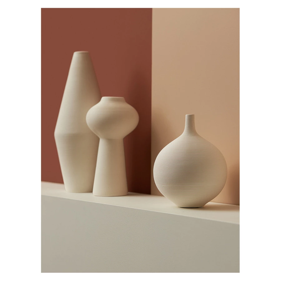 Ваза для цветов Bergenson Bjorn Isida, 19 см, фарфор, белая