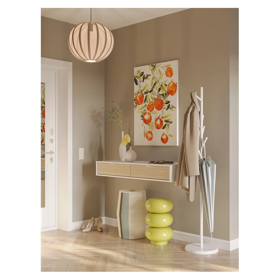 Ваза для цветов Bergenson Bjorn Isida, 19 см, фарфор, белая