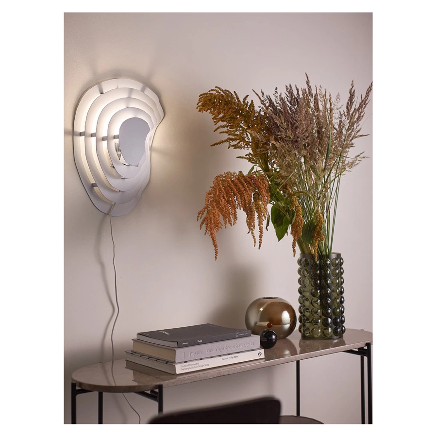 Ваза для цветов Bergenson Bjorn Molecule, 28 см, стекло, морские водоросли