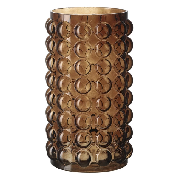 Ваза для цветов Bergenson Bjorn Molecule, 28 см, стекло, сепия