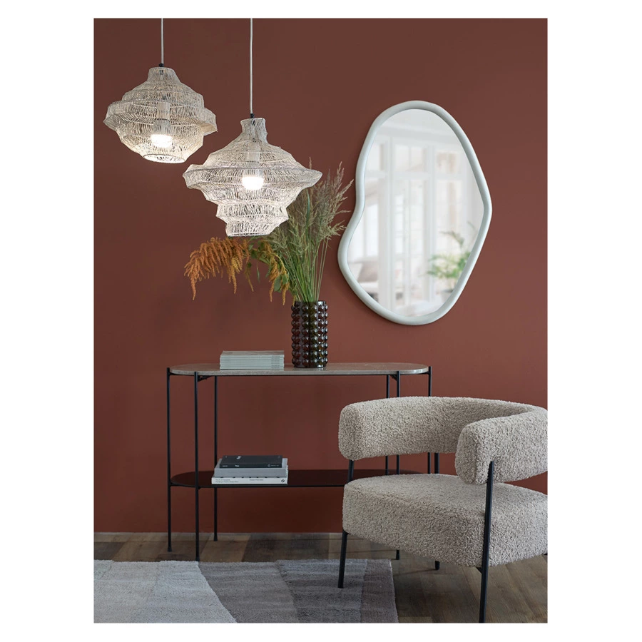 Ваза для цветов Bergenson Bjorn Molecule, 28 см, стекло, сепия