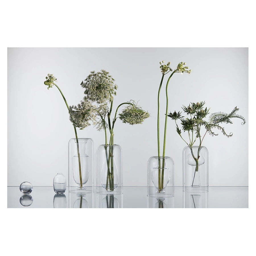 Ваза для цветов Bergenson Bjorn Muse, 20 см, стекло