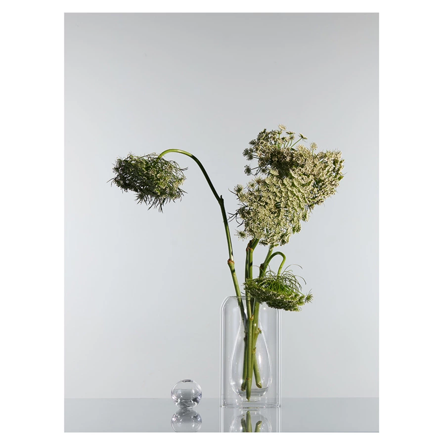 Ваза для цветов Bergenson Bjorn Muse, 22 см, стекло