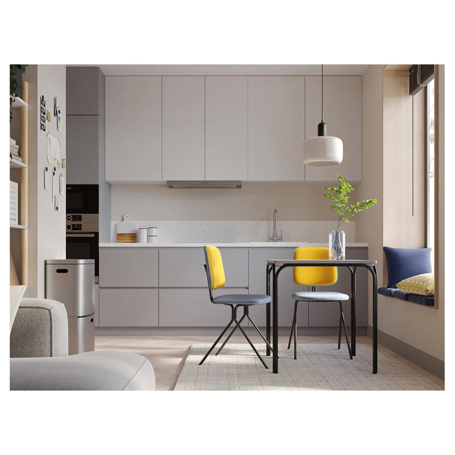 Ваза для цветов Bergenson Bjorn Muse, 22 см, стекло, индиго