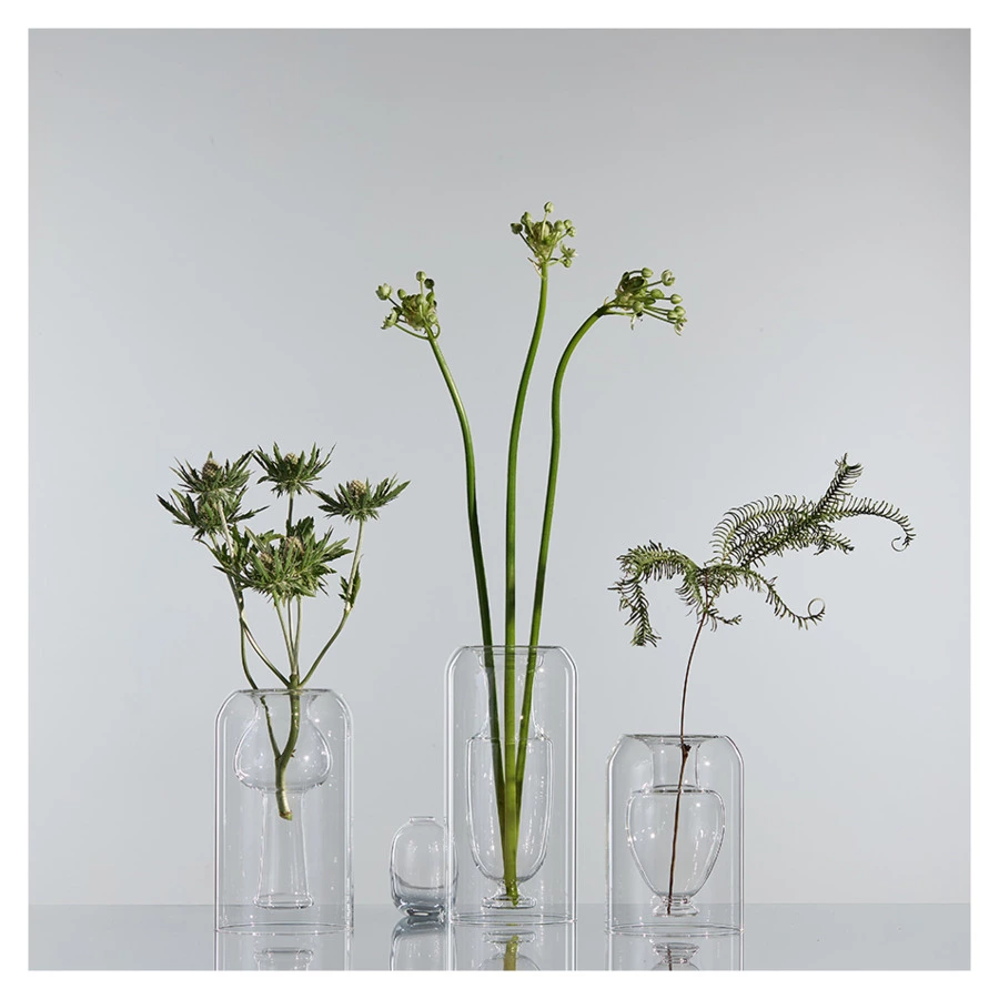 Ваза для цветов Bergenson Bjorn Muse, 25 см, стекло