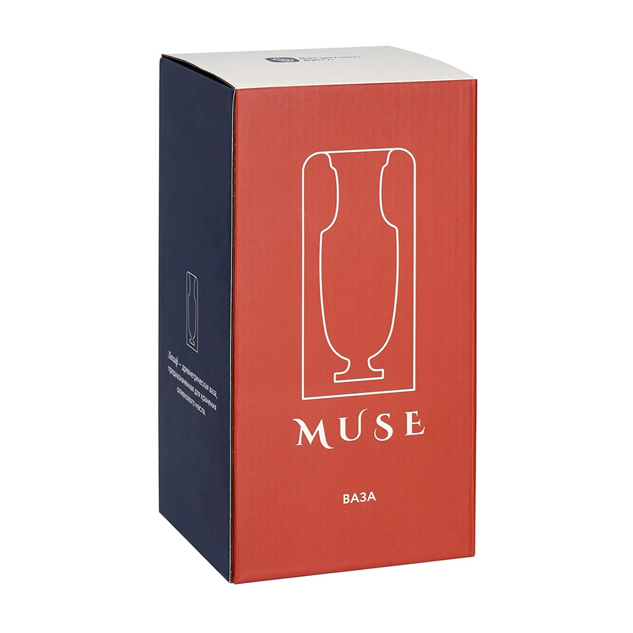 Ваза для цветов Bergenson Bjorn Muse, 25 см, стекло