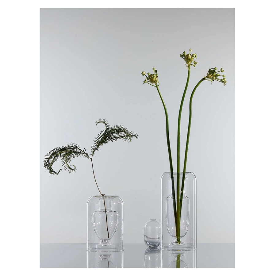 Ваза для цветов Bergenson Bjorn Muse, 25 см, стекло