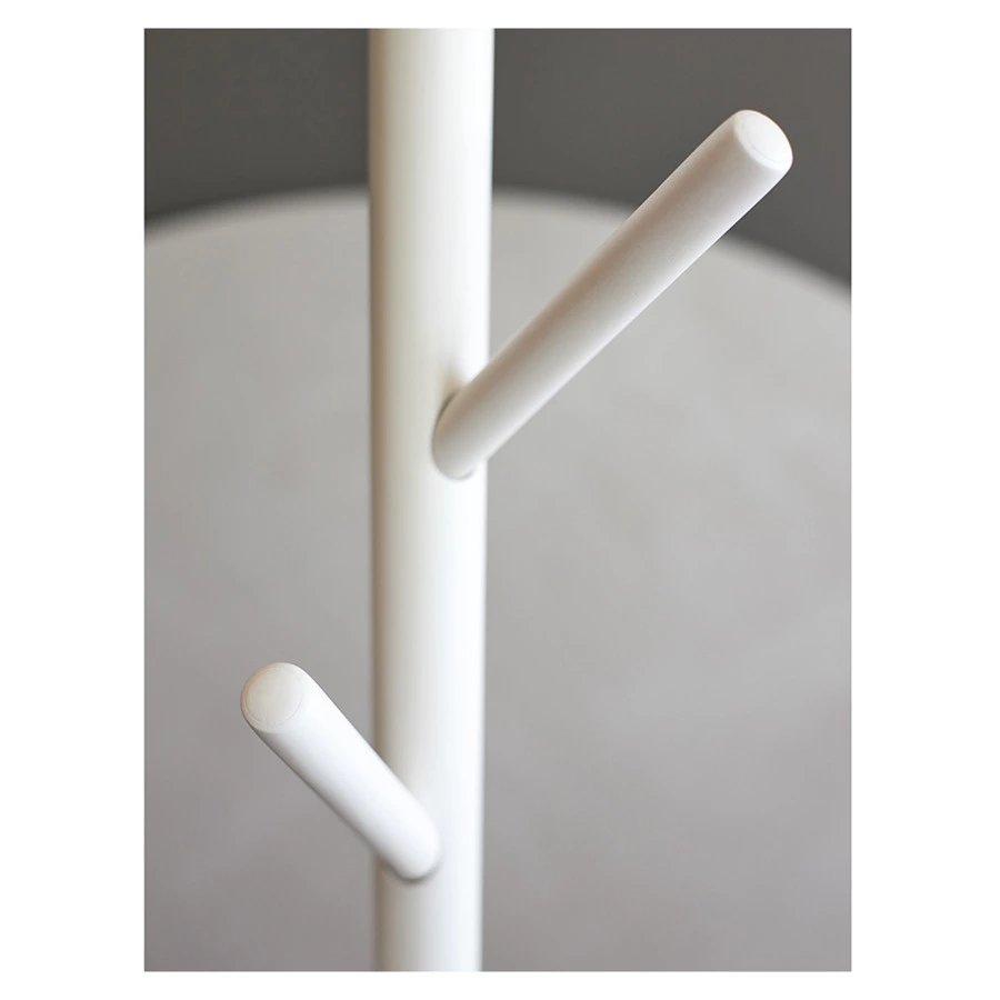 Вешалка напольная Bergenson Bjorn Forsty, 173 см, белая, бук