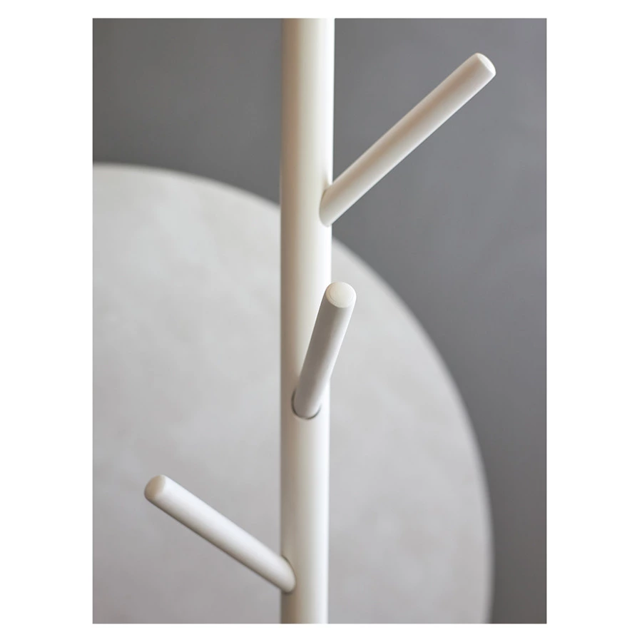 Вешалка напольная Bergenson Bjorn Forsty, 173 см, белая, бук