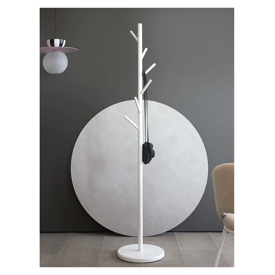 Вешалка напольная Bergenson Bjorn Forsty, 173 см, белая, бук