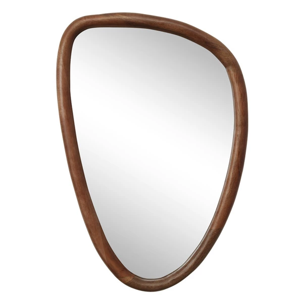 Зеркало настенное Bergenson Bjorn Torhill, 55х78 см, коричневое, дерево манго