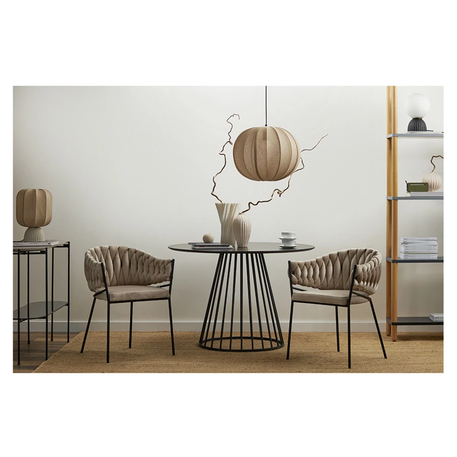 Кресло Bergenson Bjorn Lind, велюр, бежевое