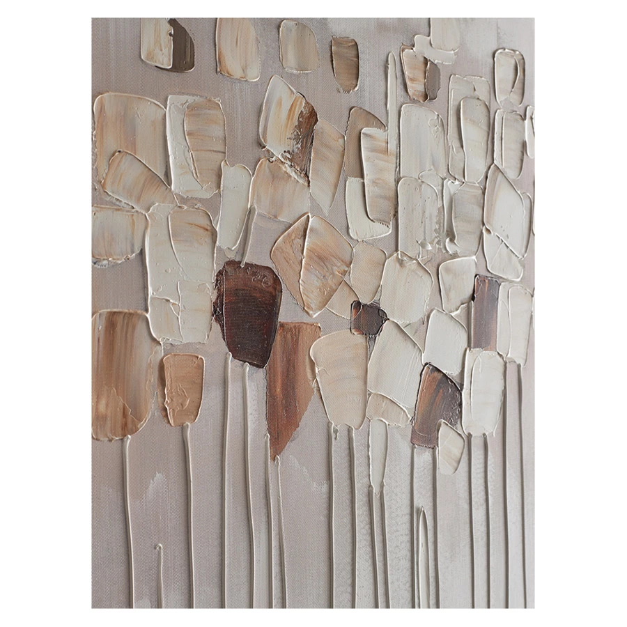 Панно декоративное Bergenson Bjorn Fleur, 60х60 см, бежевое