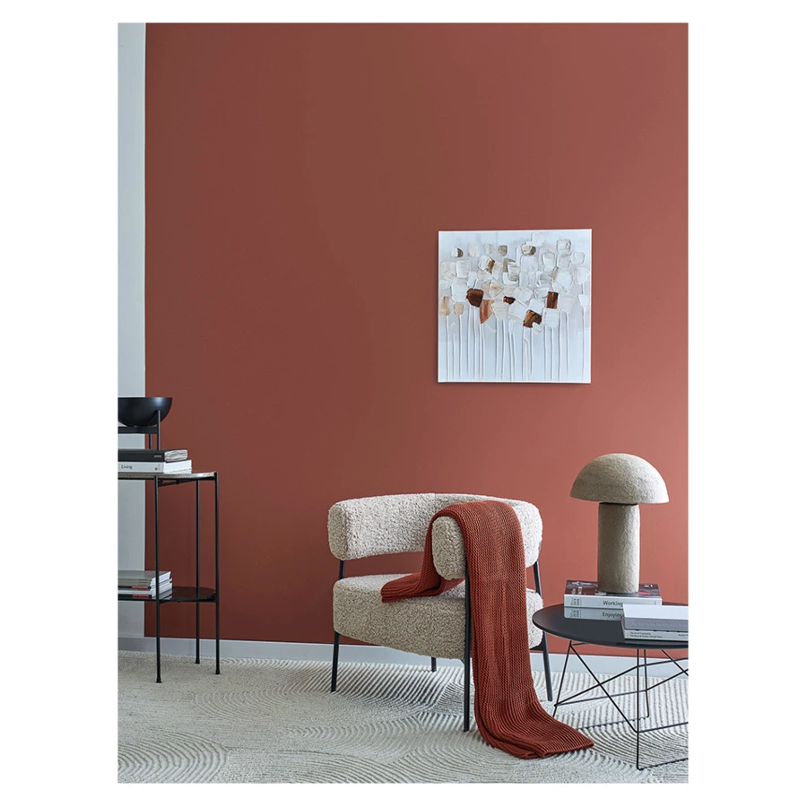 Панно декоративное Bergenson Bjorn Fleur, 60х60 см, бежевое