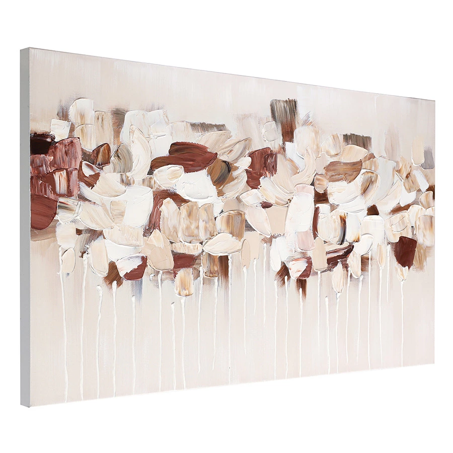 Панно декоративное Bergenson Bjorn Fleur, 70х120 см, бежевое