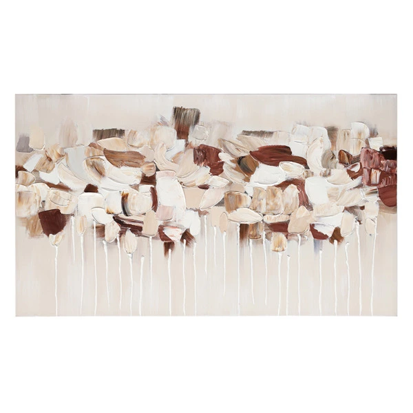 Панно декоративное Bergenson Bjorn Fleur, 70х120 см, бежевое