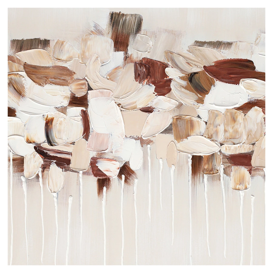 Панно декоративное Bergenson Bjorn Fleur, 70х120 см, бежевое