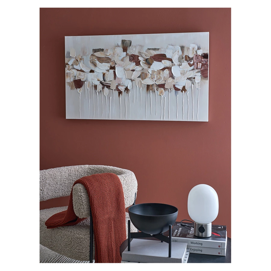 Панно декоративное Bergenson Bjorn Fleur, 70х120 см, бежевое