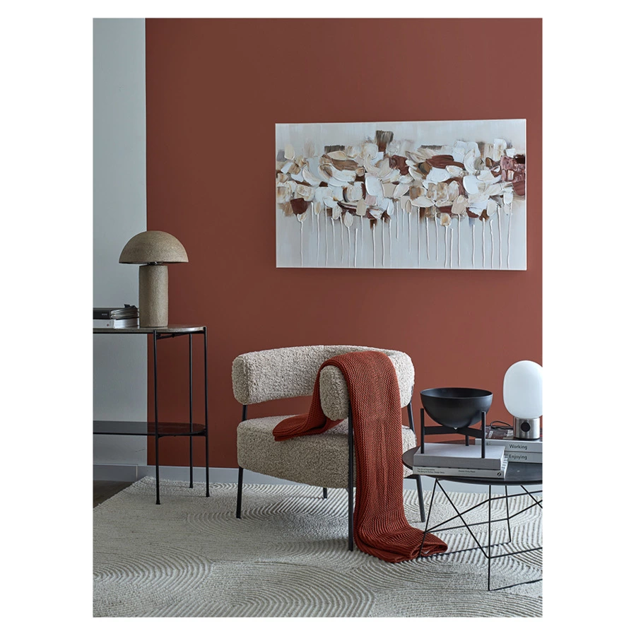 Панно декоративное Bergenson Bjorn Fleur, 70х120 см, бежевое