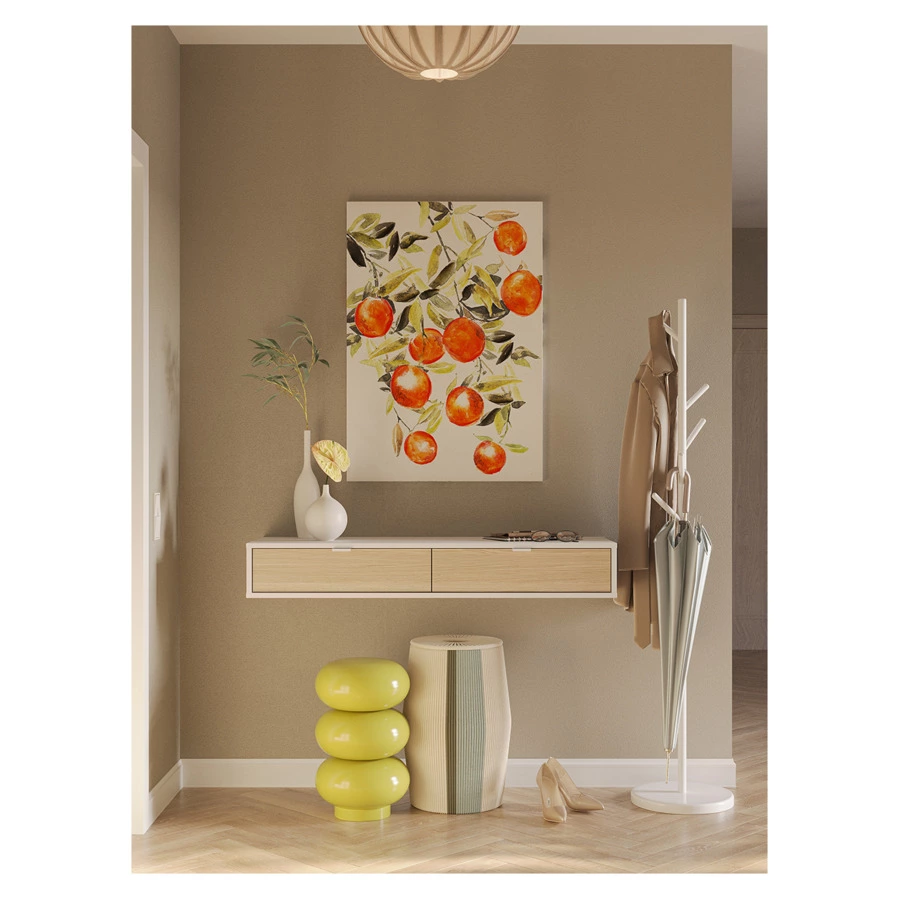 Панно декоративное Bergenson Bjorn Juicy orange, 70х100 см