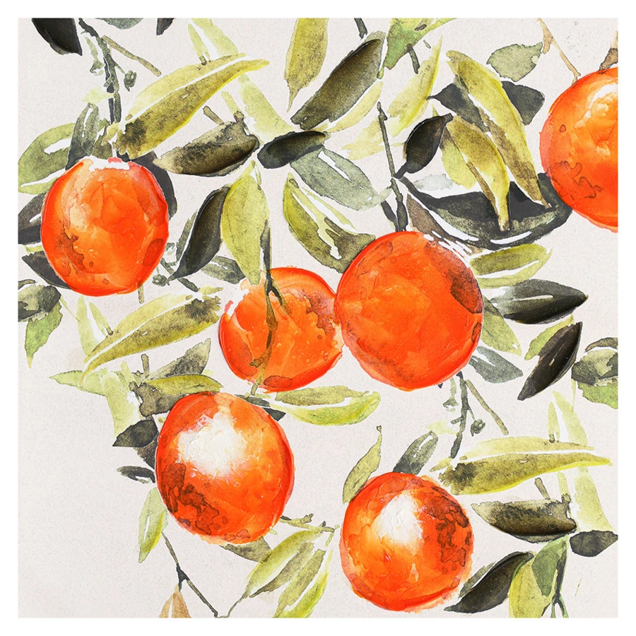 Панно декоративное Bergenson Bjorn Juicy orange, 70х100 см