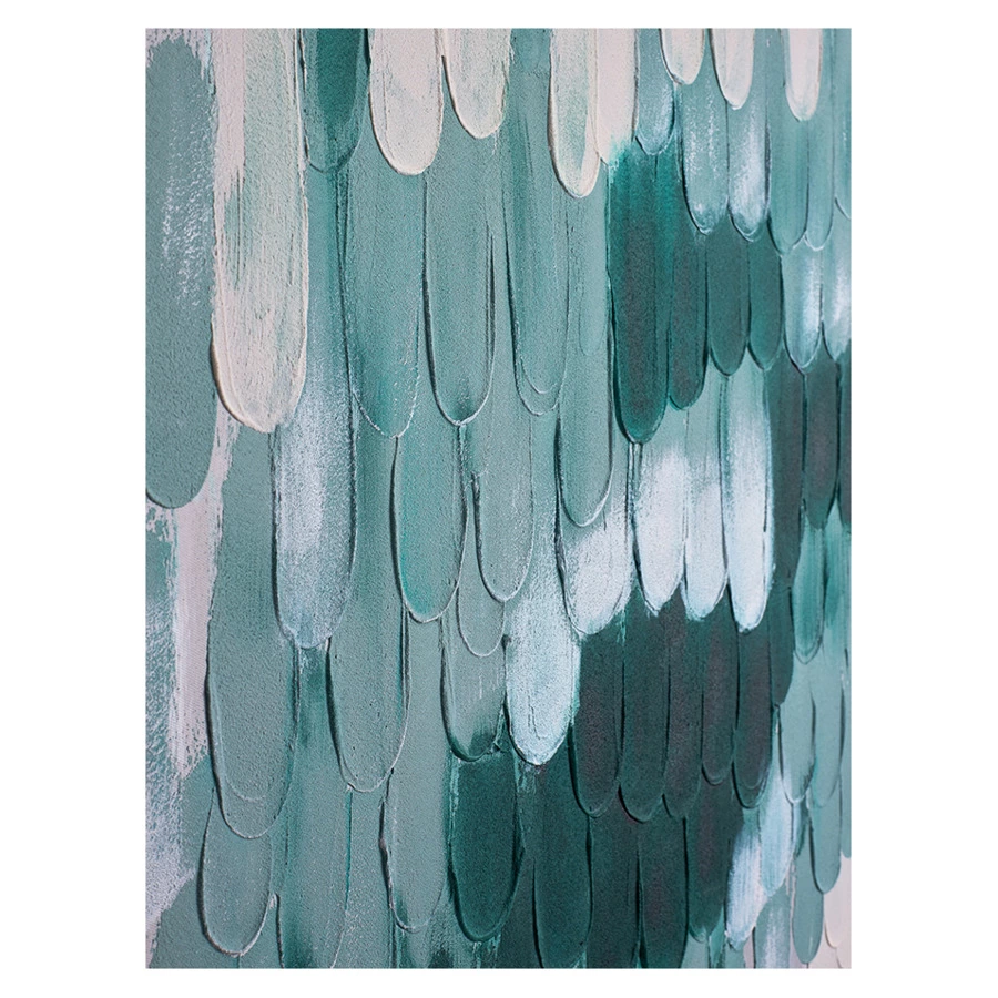 Панно декоративное Bergenson Bjorn с ручной росписью By Feel, 120х80 см, индиго