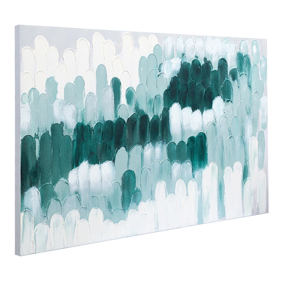 Панно декоративное Bergenson Bjorn с ручной росписью By Feel, 120х80 см, индиго