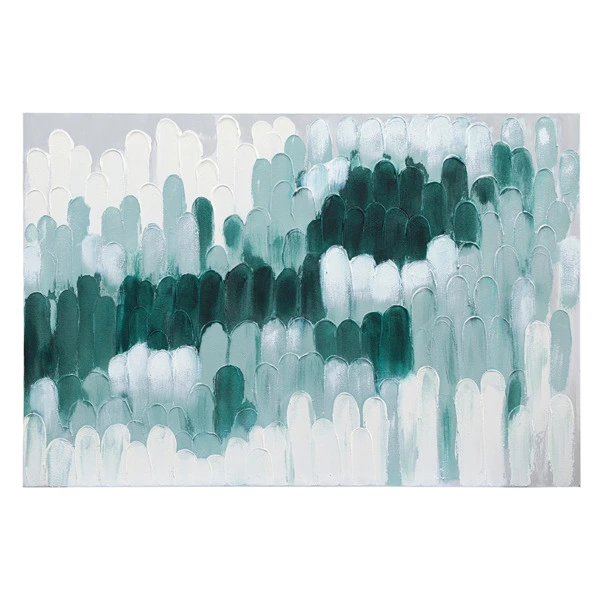 Панно декоративное Bergenson Bjorn с ручной росписью By Feel, 120х80 см, индиго