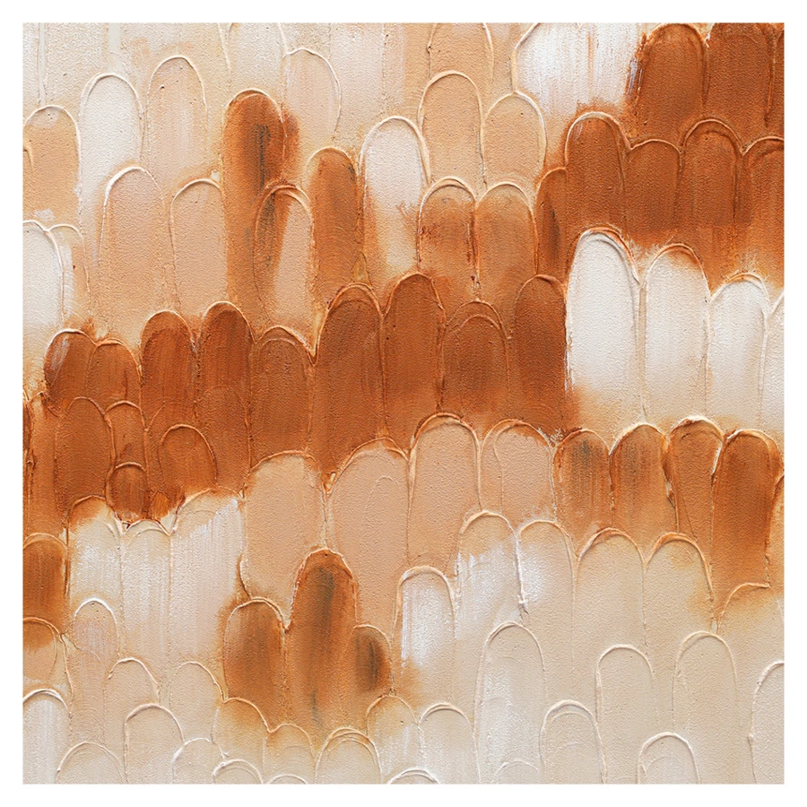 Панно декоративное Bergenson Bjorn с ручной росписью By Feel, 120х80 см, охра