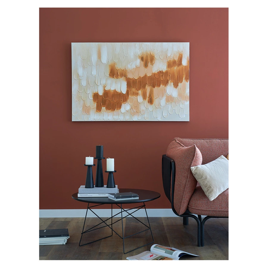 Панно декоративное Bergenson Bjorn с ручной росписью By Feel, 120х80 см, охра