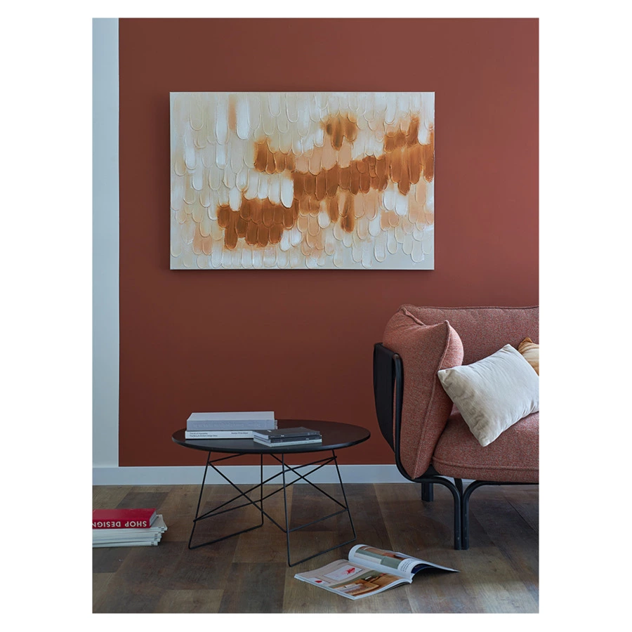 Панно декоративное Bergenson Bjorn с ручной росписью By Feel, 120х80 см, охра