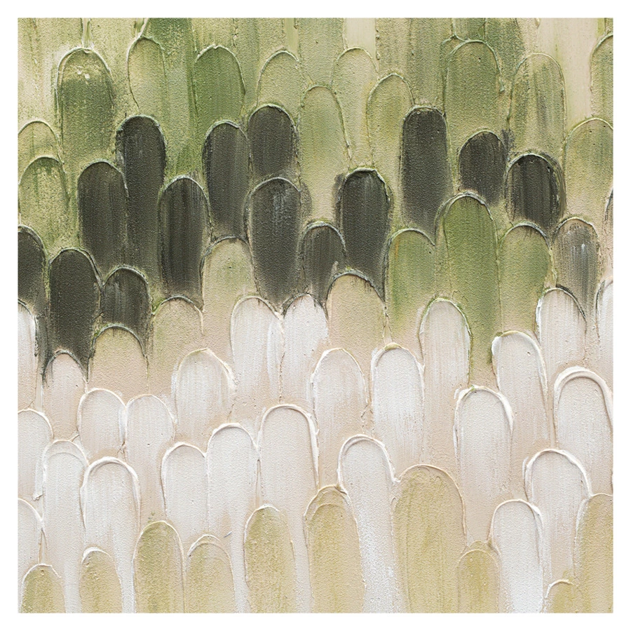 Панно декоративное Bergenson Bjorn с ручной росписью By Feel, 140х70 см, хаки