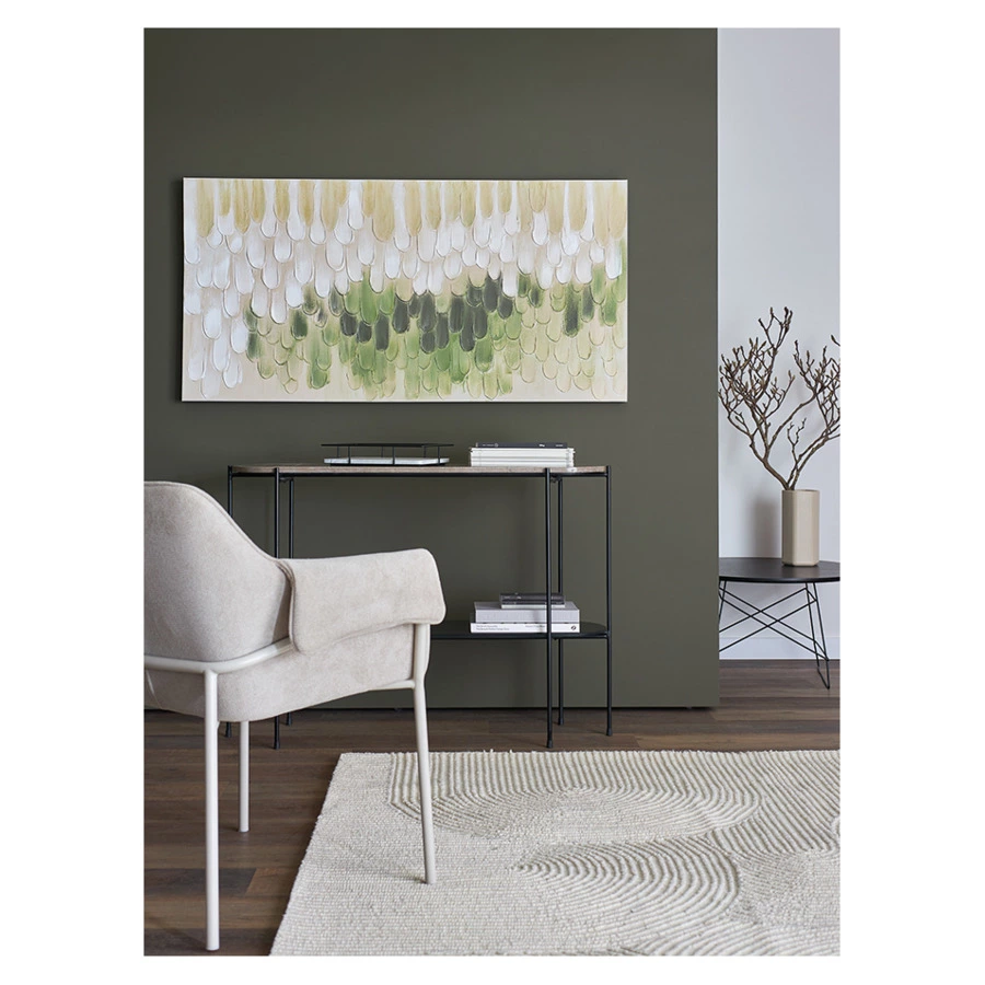 Панно декоративное Bergenson Bjorn с ручной росписью By Feel, 140х70 см, хаки