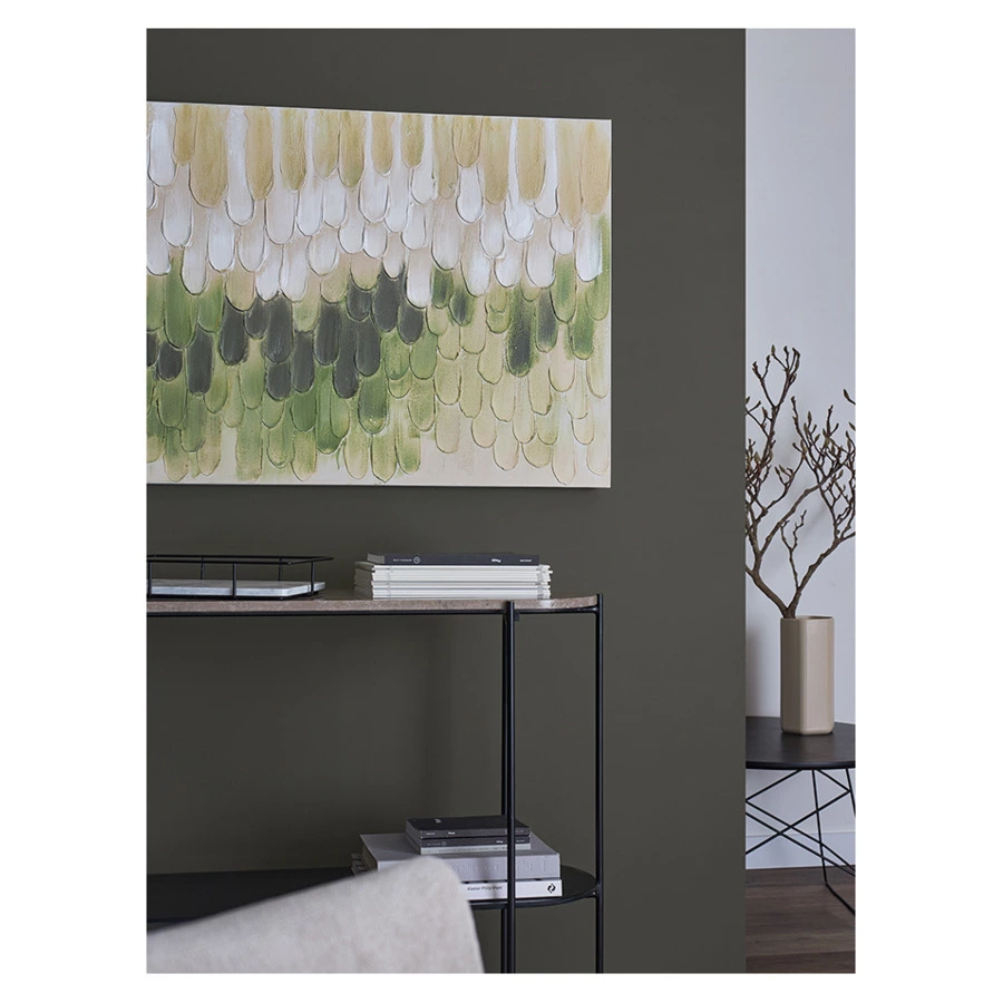 Панно декоративное Bergenson Bjorn с ручной росписью By Feel, 140х70 см, хаки