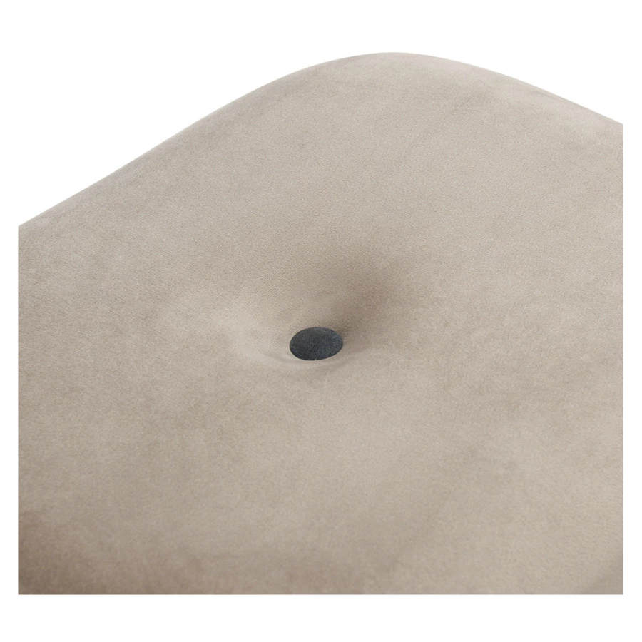 Пуф Bergenson Bjorn Pea, велюр, бежевый/темно-серый