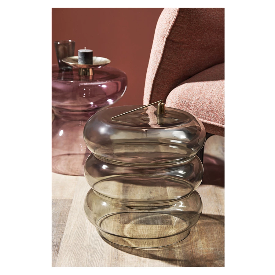 Столик приставной Bergenson Bjorn Vivlend, D38 см, серо-зеленый, сталь