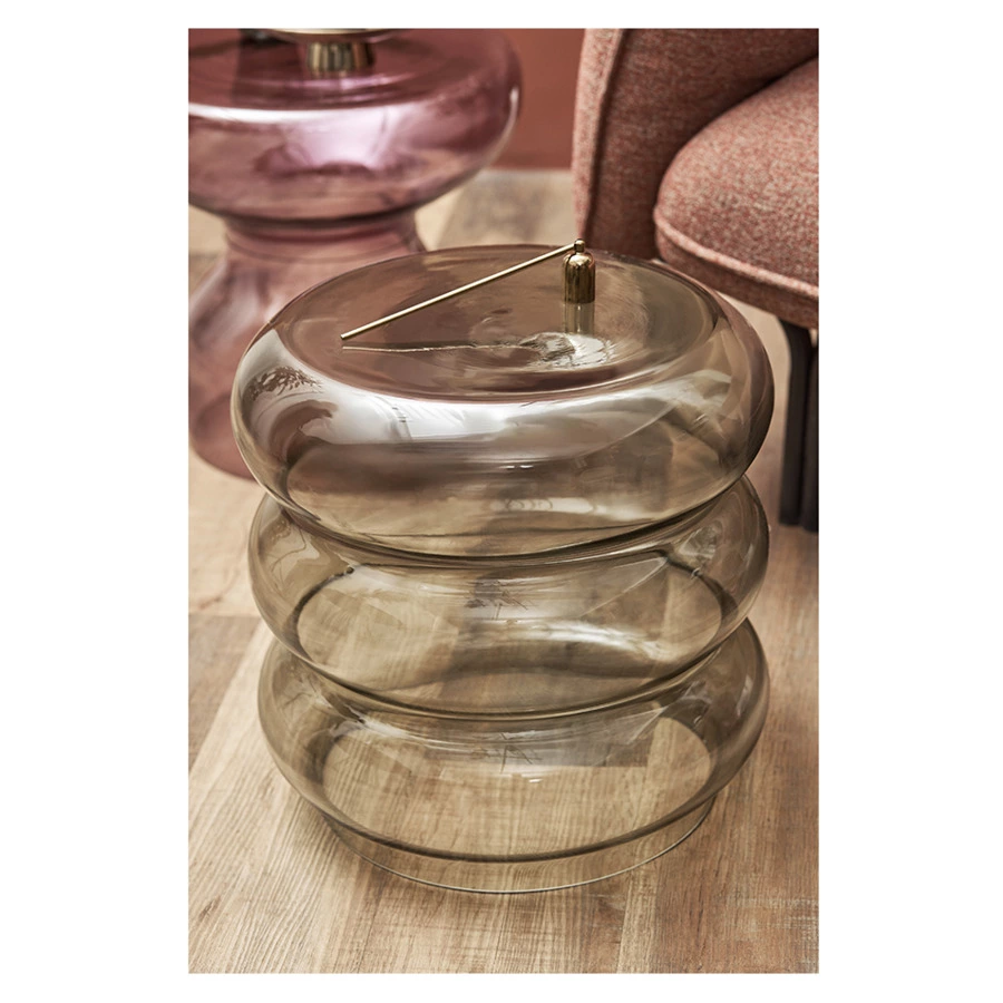 Столик приставной Bergenson Bjorn Vivlend, D38 см, серо-зеленый, сталь