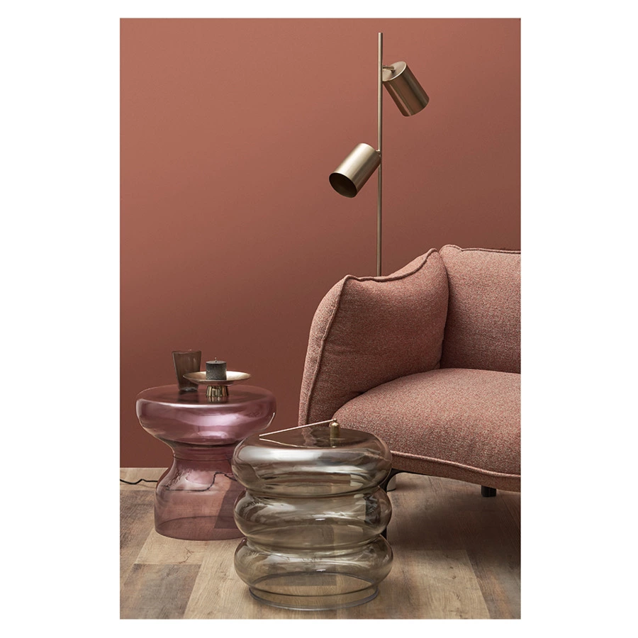 Столик приставной Bergenson Bjorn Vivlend, D38 см, серо-зеленый, сталь