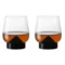 Набор бокалов для виски Liberty Jones Obsidian, 380 мл, 2 шт, хрусталин