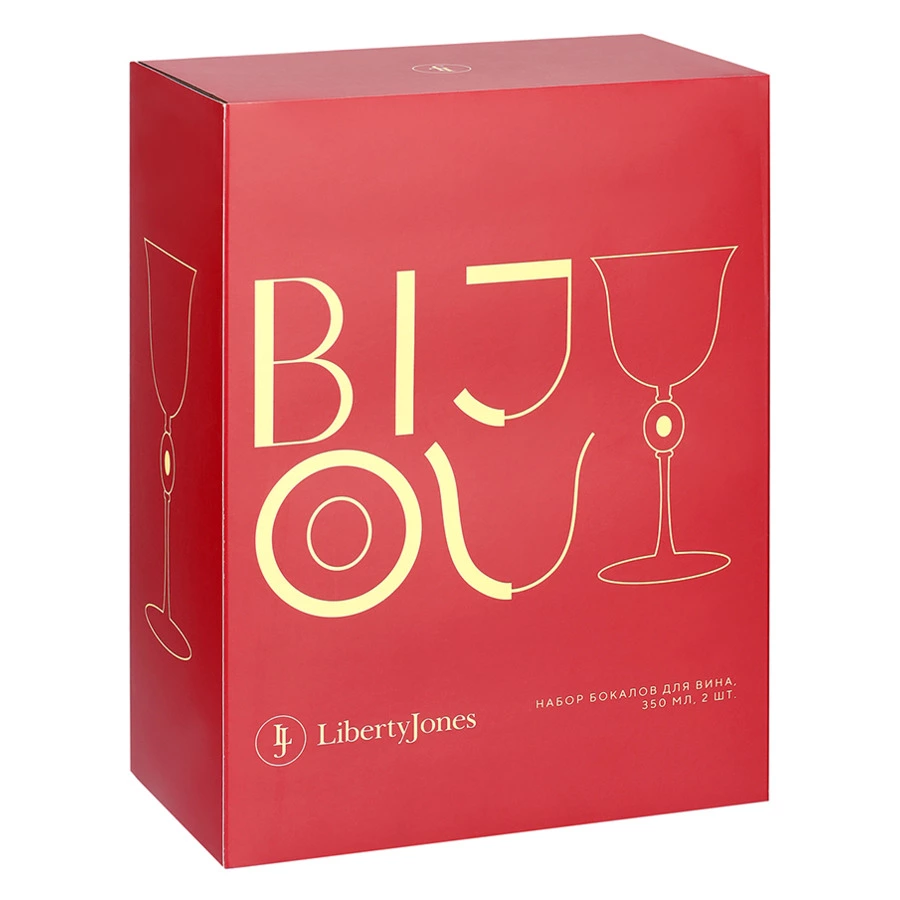 Набор бокалов для вина Liberty Jones Bijou, 350 мл, 2 шт.