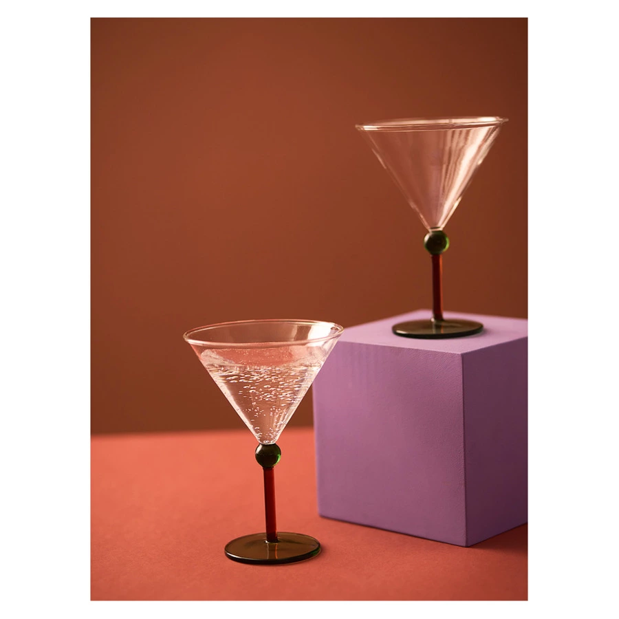 Набор креманок Liberty Jones Orb, 260 мл, зеленый/красный, 2 шт.