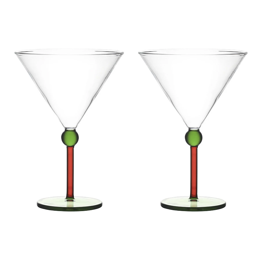 Набор креманок Liberty Jones Orb, 260 мл, зеленый/красный, 2 шт.